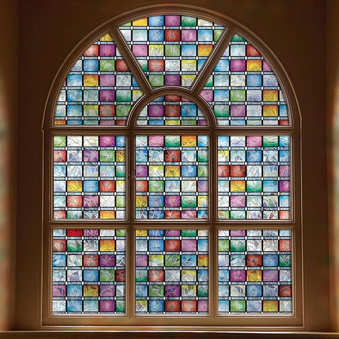 Rainbow Window Tint, Decorative Window Stickers by FEOMOSDIRECT