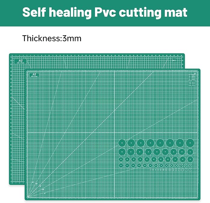 Headley Tools Thickened 36 x 48 Inch Self Healing Sewing Cutting Mat, A0 Rotary - Image 5
