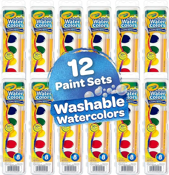 Crayola Washable Watercolor Paint Sets - Image 2