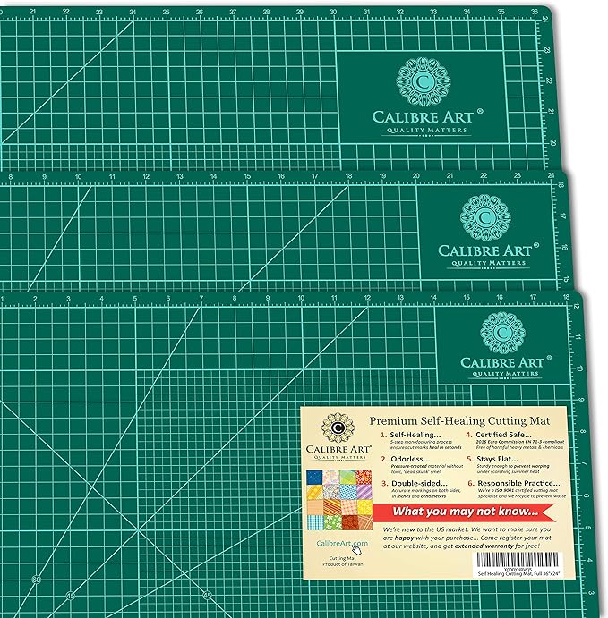 Self Healing Rotary Cutting Mat, Full 18x24 by Calibre+Art