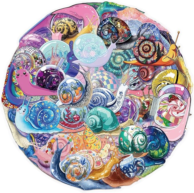50 Pcs Clear PET Snail Aesthetic Stickers - Image 6