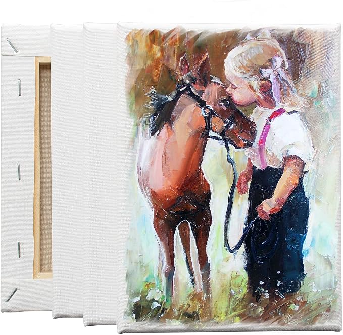 FIXSMITH Stretched White Blank Canvas- 5x7 Inch, Bulk Pack of 12, 100% Cotton - Image 6