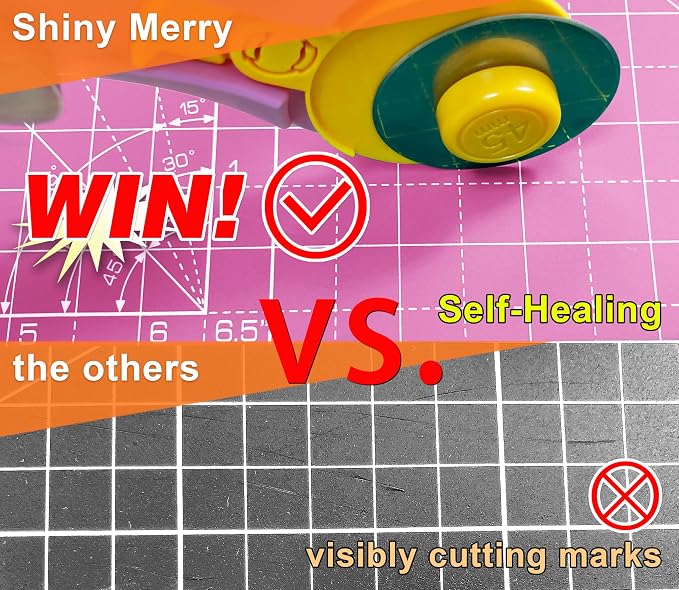 Self Healing Cutting Mat A2 18"x 24" Double Sided Pink Mat - Image 6