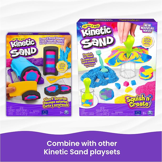 Kinetic Sand Castle Containers 10-Pack Moldable Sensory Toys, Ages 3+ - Image 8