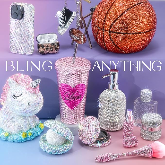 30000 Pcs Resin Jelly Rhinestones Kit, All-in-One Bedazzling Kit - Image 5