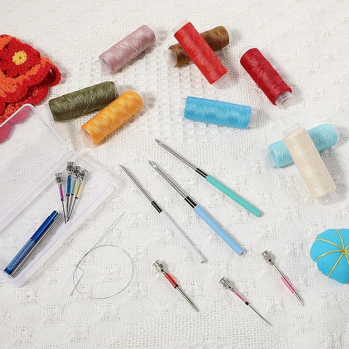 13 PCS Punch Needle Kit Embroidery Punch Needle Tool Punch Needles - Image 6