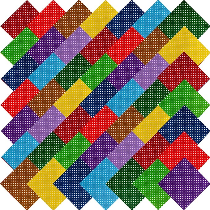 4"x4" 200pcs Cotton Fabric Squares by newamishquilt
