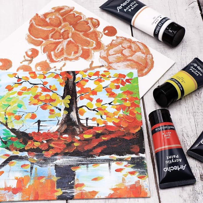 Artecho Acrylic Paint Set, 7 Primary Colors - Image 7