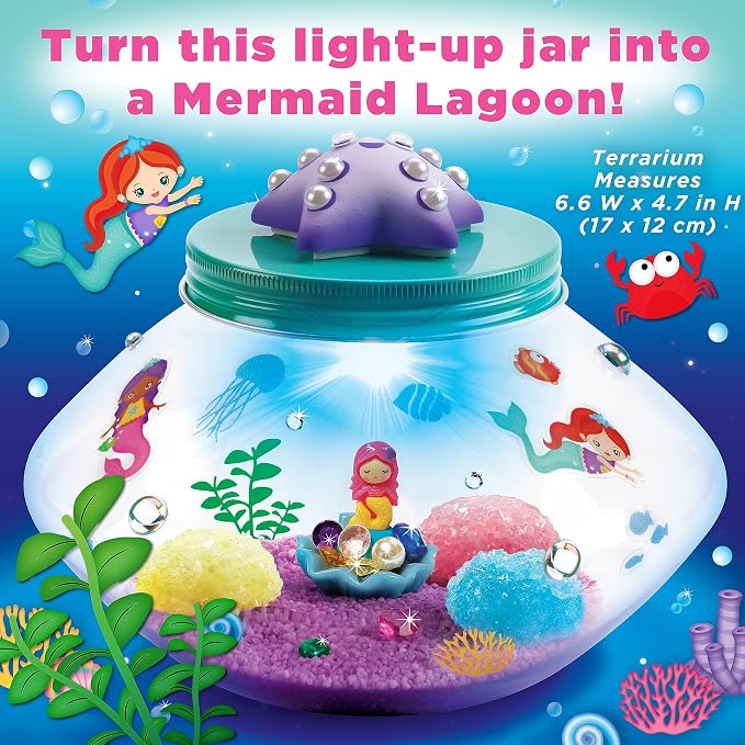 Creativity for Kids Crystal Mermaid Terrarium Kit - Image 2