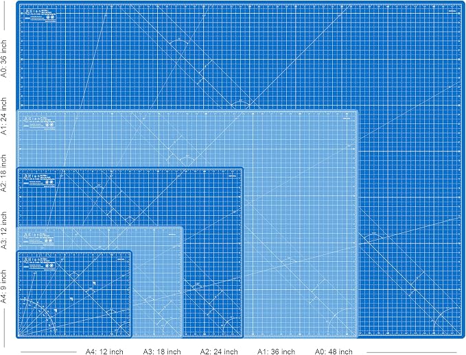 Elan Cutting Mat 36x60 Blue, Extra Large Self Healing Cutting Mat 36 x 60 Inch - Image 6