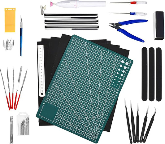 Mandala Crafts 33 PCS Plastic Model Tool Sets by MandalaCrafts