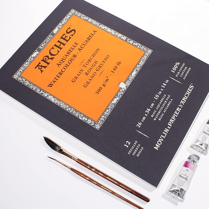 Arches Watercolor Pad 10x14 Inches 140lb/300 Rough - Image 2