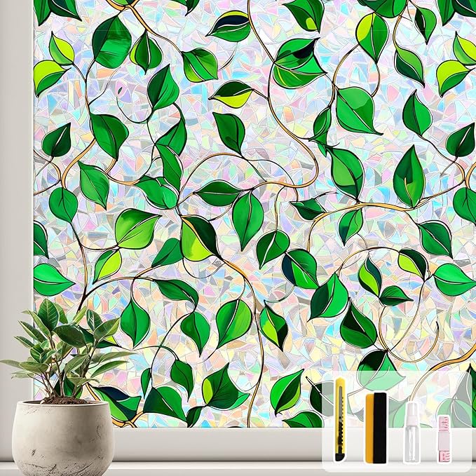Kromapolis Window Privacy Film Decorative Stained Glass Tint by Kromapolis