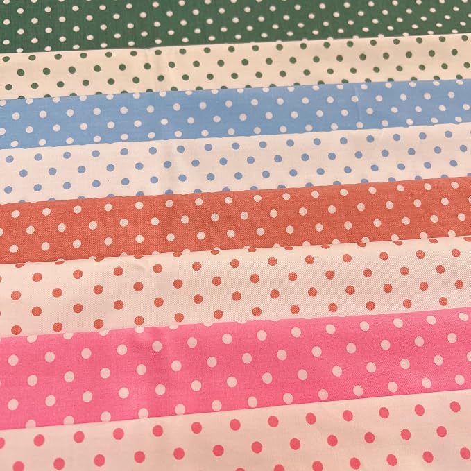Cotton Fabric DIY Making Supplies Quilting Patchwork Fabric Fat Quarter Bundles by Antetek