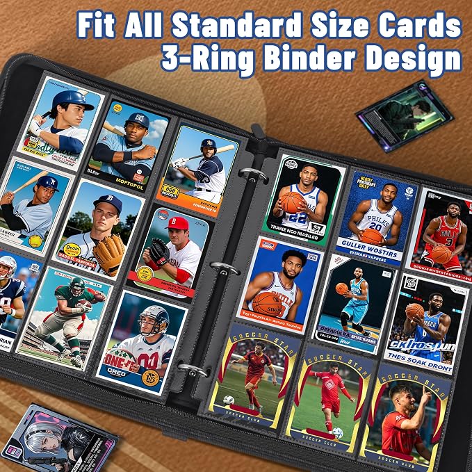 Trading Card Binder Sleeves, Baseball Holder Fit - Image 6