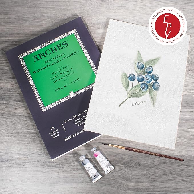 Arches Watercolor Paper Pad, 140 pound, Cold Press - Image 2