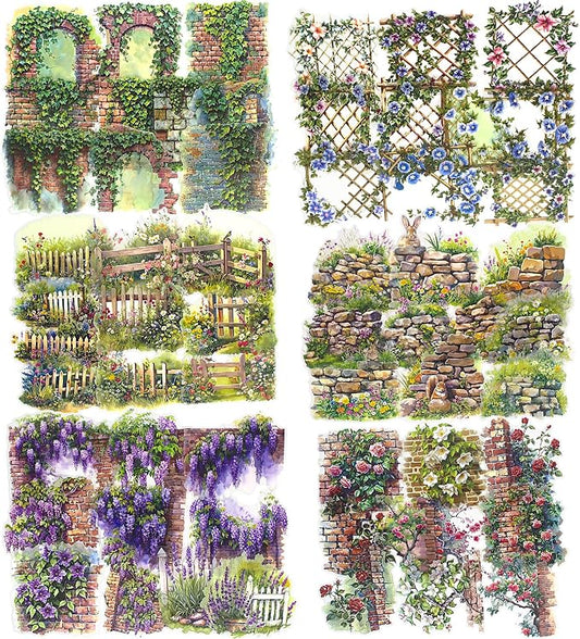 3.4" Large Flower Stickers for Scrapbooking – 60PCS Waterproof Wall &Floral by DecorateYourWorld