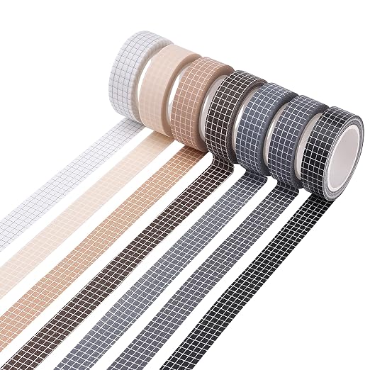 Mr. Pen- Washi Tape Set, 7 Rolls, 9 Yards/Roll | Washi Tape by MrPen