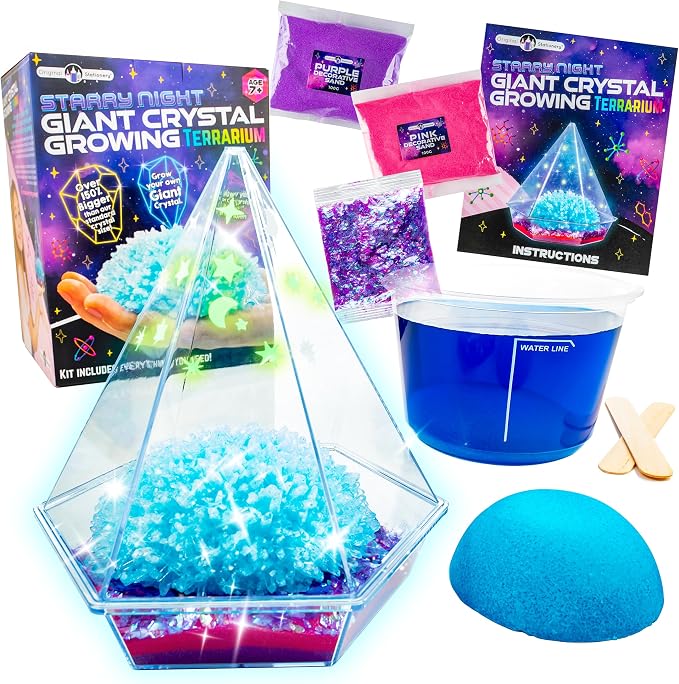 Original Stationery Starry Night Giant Crystal Growing Terrarium Kit by OriginalStationery