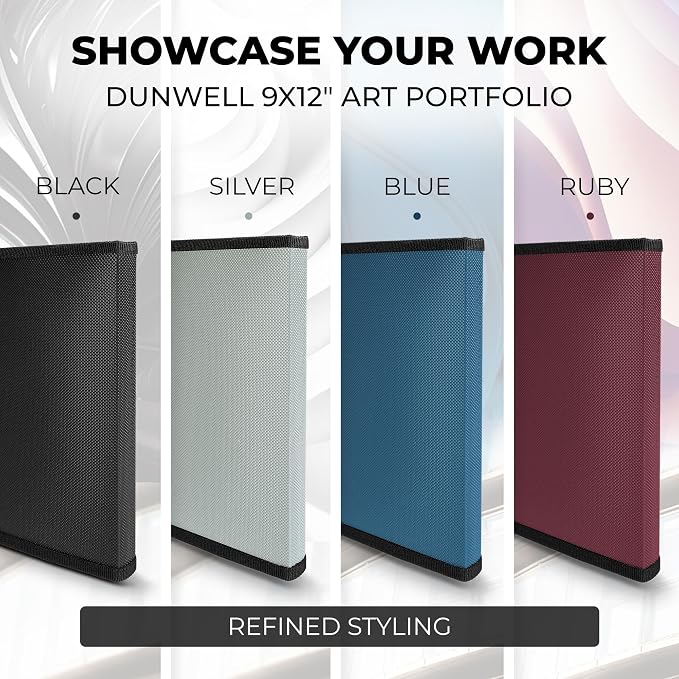 Dunwell Art Portfolio 9x12 Folder, Portfolio Binder - Image 7