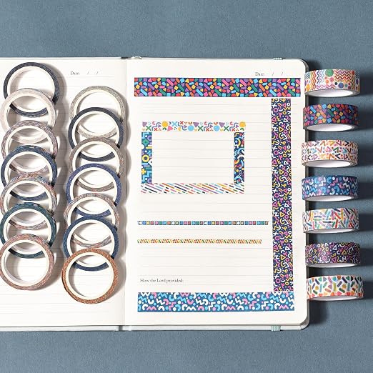 Mr. Pen- Washi Tape Set, 21 Rolls, 5 Yards/Roll | Washi Tape - Image 7