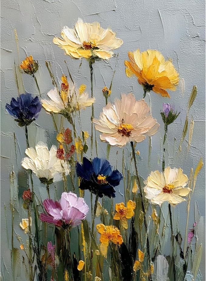 Ausanrl Flowers Square Diamond Painting Kits by Ausanrl