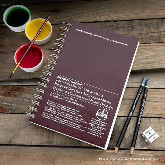 Bee Paper Super Deluxe Sketch Pad, 6-Inch L by 9-Inch H - Image 6
