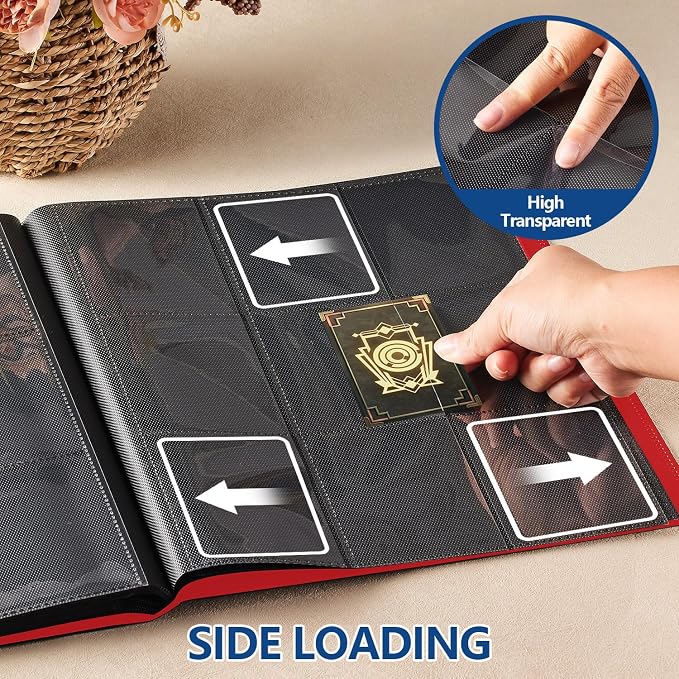 Card Binder, EDUDIIU 9 Pockets Premium Trading Card Binders, Cards Collection - Image 4