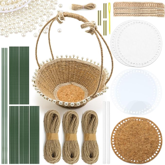 AOUXSEEM Basket Weaving Kit for Beginners, DIY Woven Picnic Hamper by AOUXSEEM