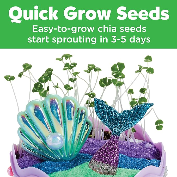 Creativity for Kids Mini Garden: Mermaid Terrarium Kit - Image 4