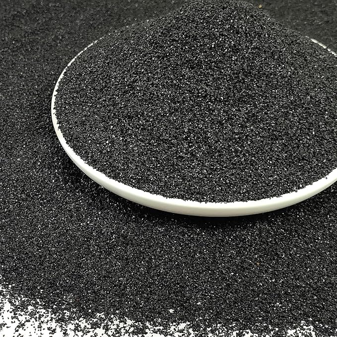 YISZM Aquarium Sand, 10lbs Black Fish Tank Sand, Aquarium Gravel Substrate by YISZM-ForYourNaturalLife