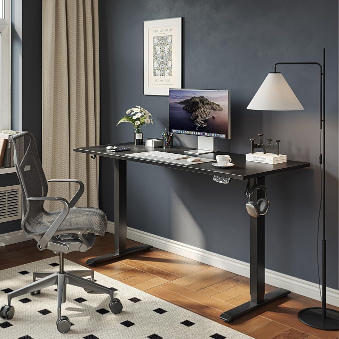 Agilestic Electric Standing Desk, 48 x 24 Inches Height Adjustable Desk - Image 2