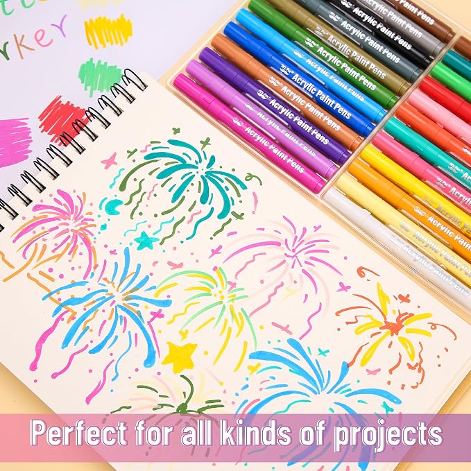 Mr. Pen- Acrylic Paint Markers, 24 Pack, Paint Pens - Image 5