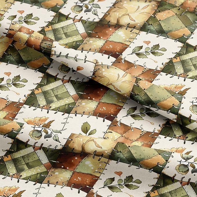 100% Cotton Fabric by the Yard – Turkish Quality Quilting & Sewing Fabric - Image 7