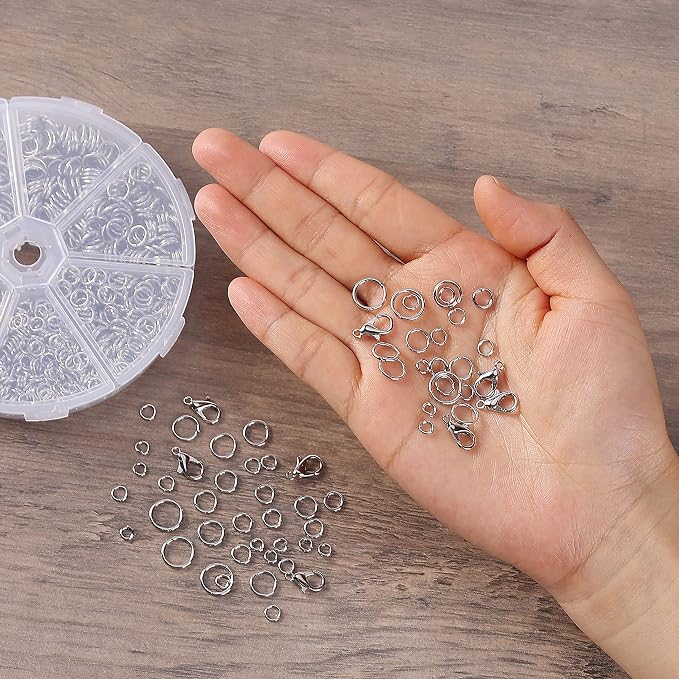 Mr. Pen- Open Jump Rings Set, 6 Assorted Sizes, Jewelry Making Findings - Image 7