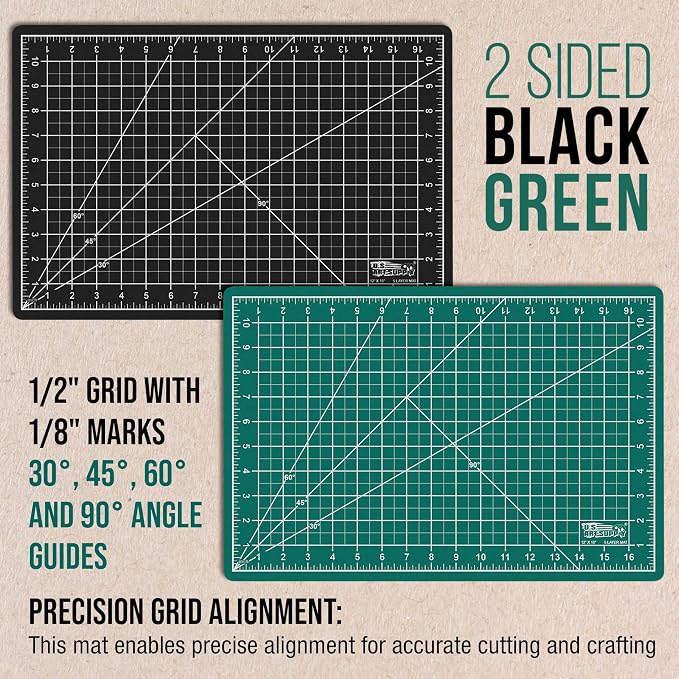 U.S. Art Supply 12" x 18" Self-Healing Cutting Mat 5-Ply - Image 3