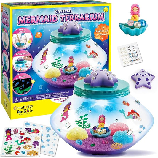 Creativity for Kids Crystal Mermaid Terrarium Kit by CreativityforKids