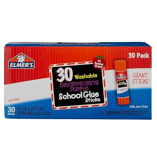 Elmer's Disappearing Purple School Glue Sticks, 22 Grams - Image 7