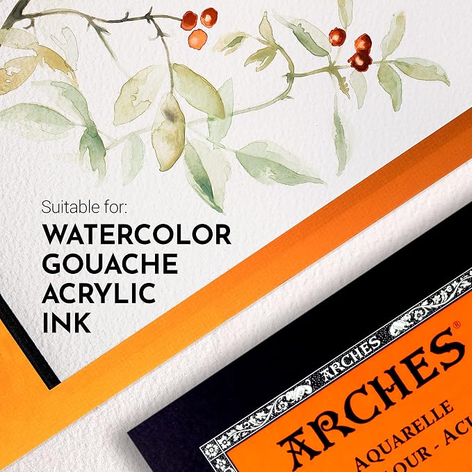 Arches Watercolor Pad 10x14 Inches 140lb/300 Rough - Image 4
