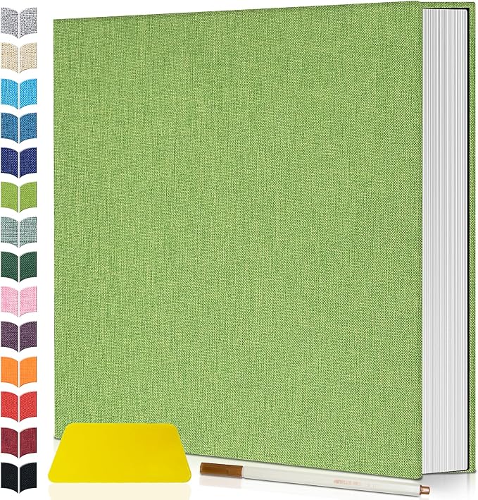 Artfeel Photo Album Self Adhesive Scrapbook, 60 Pages Large Photo Book by Artfeel