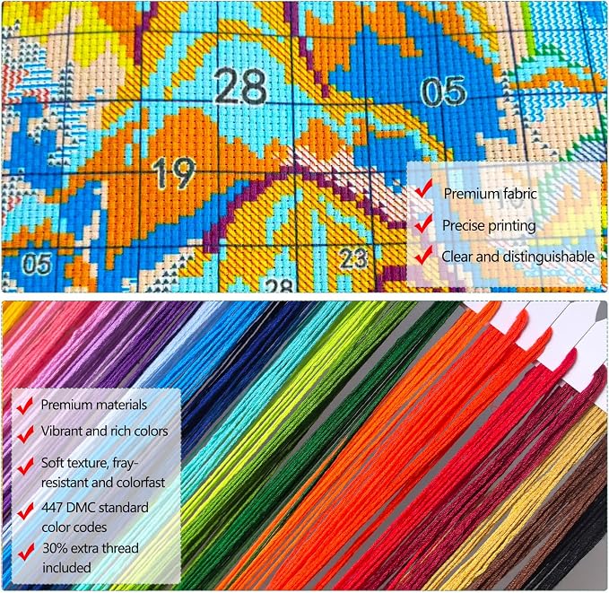 Zhenging Animal Cross Stitch Kit – 4 Pre-Printed Designs - Image 9