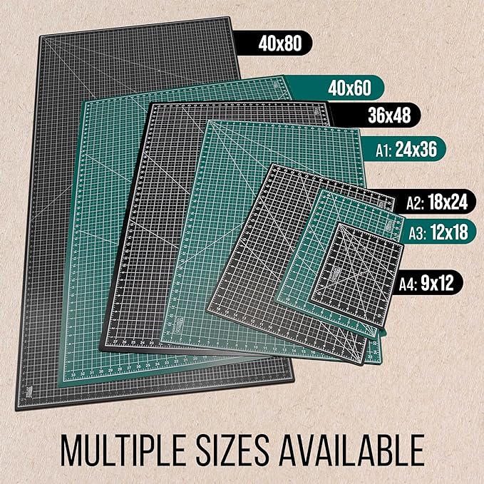 U.S. Art Supply 40" x 80" Self-Healing Cutting Mat 5-Ply - Image 5