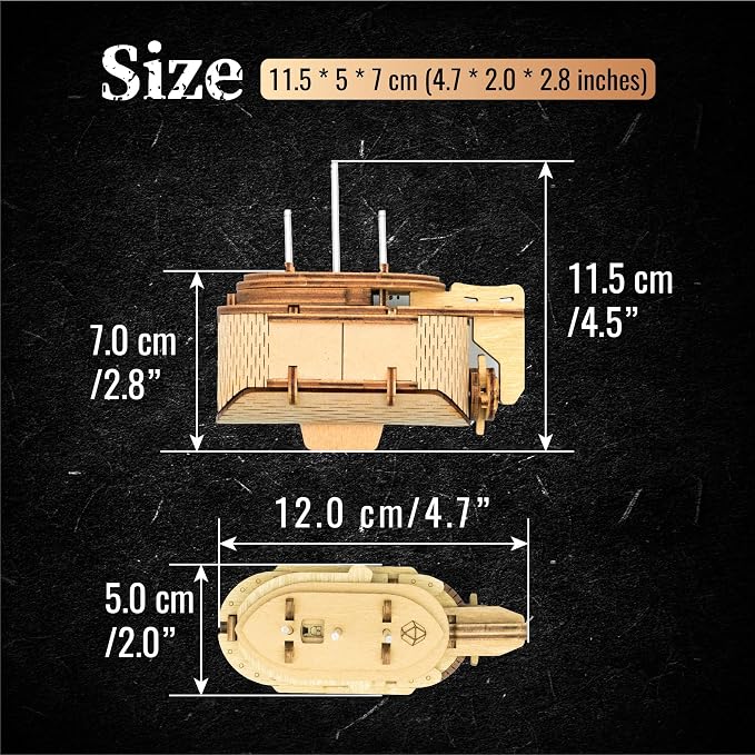 Tesla's Boat-Escape Room Game in a Box-Electronic Puzzle Box-Brain Teaser - Image 5