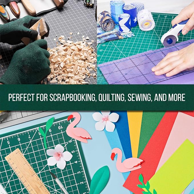U.S. Art Supply 9" x 12" Self-Healing Cutting Mat 5-Ply - Image 7