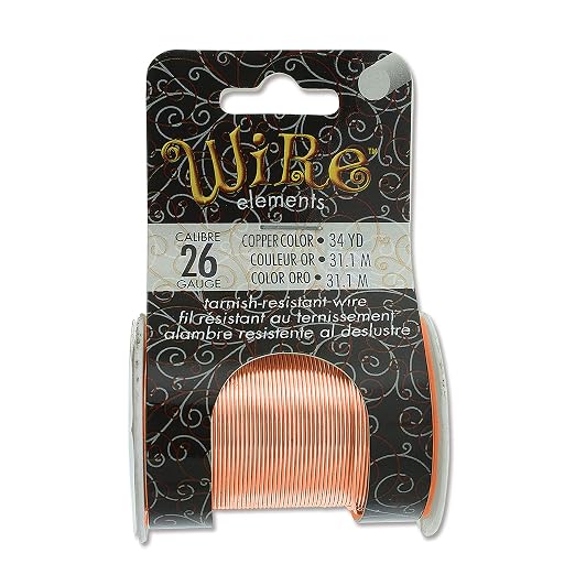 The Beadsmith Wire Elements 26-Gauge Lacquered Tarnish-Resistant Copper Wire - Image 7