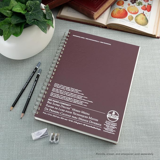 Bee Paper - 11"x 14" Super Deluxe Mixed Media Sketching Pad, 60 Sheets - Image 8