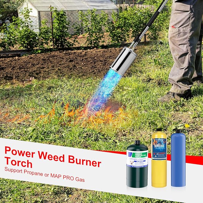 Sondiko Big Flame Propane Torch Head Kit, Weed Torch, Heavy Duty Blow Torch - Image 5