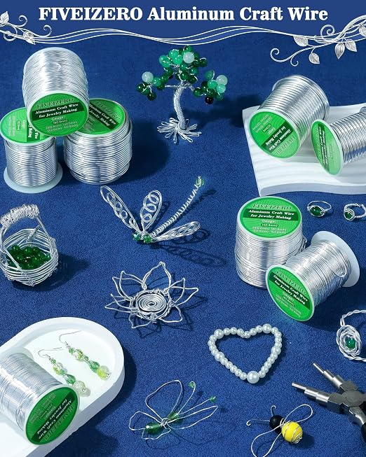 FIVEIZERO 14 Gauge Aluminum Craft Wire 164ft, Armature Wire - Image 5