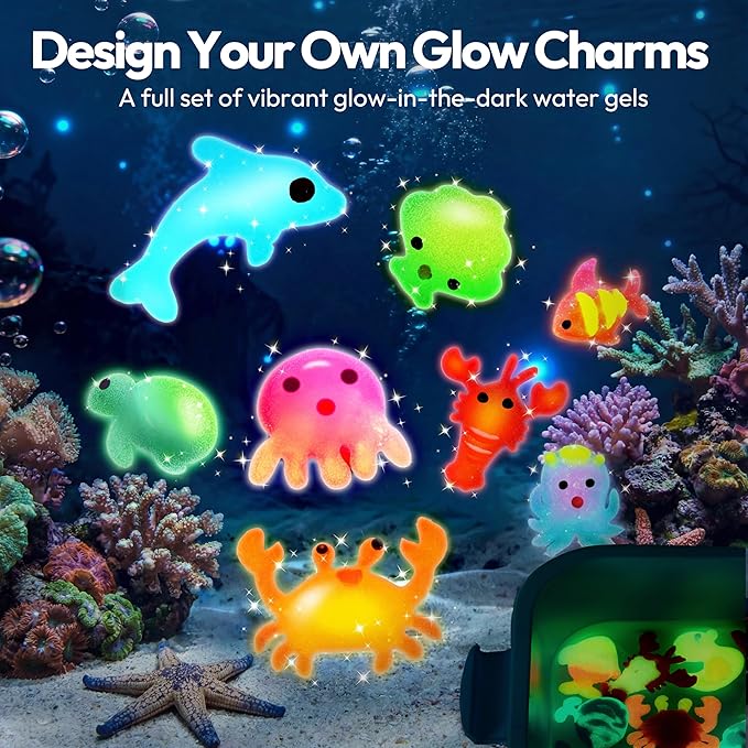 Klever Kits Glow-in-The-Dark Water Gel Kit, Magic Fairy Water Pets Toy Kit - Image 2