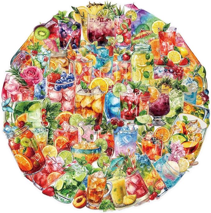 50Pcs Transparent Summer Drinks Aesthetic Stickers - Image 7